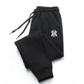 Men's Autumn Winter Jogging Pants Fleece Lined Sweatpants Casual Cotton Running Trousers Breathable Fitness Gym Sportswear