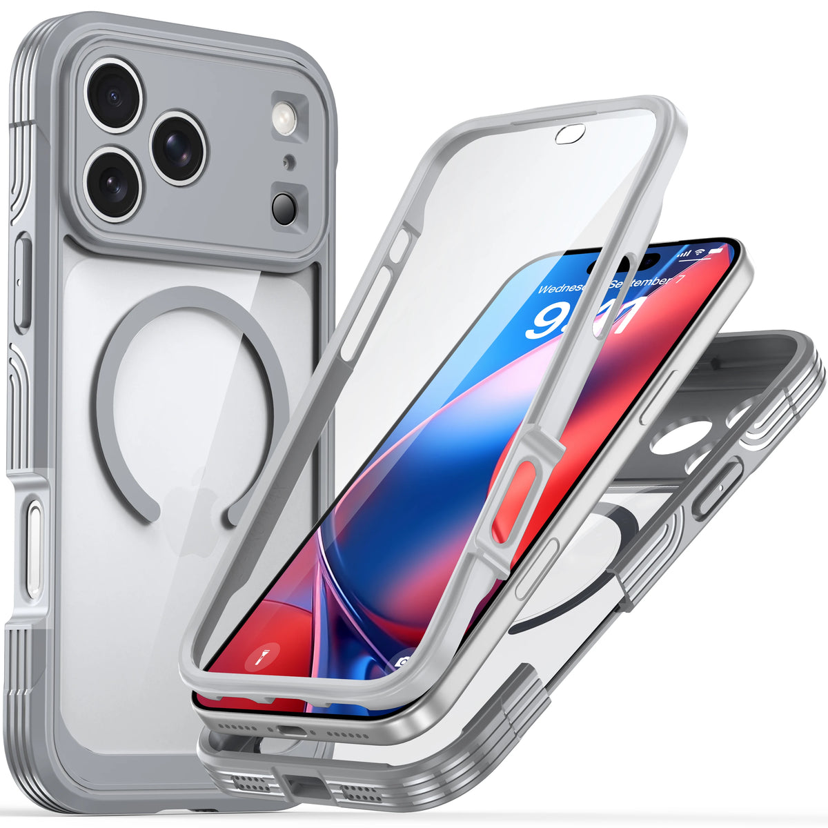 Premium Transparent Magnetic Case for iPhone 18 Pro Max