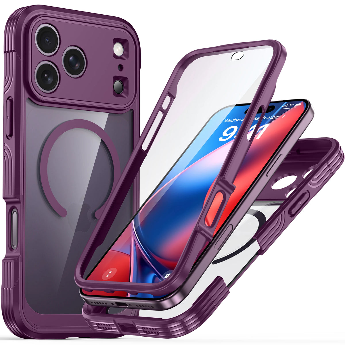 Premium Transparent Magnetic Case for iPhone 18 Pro Max