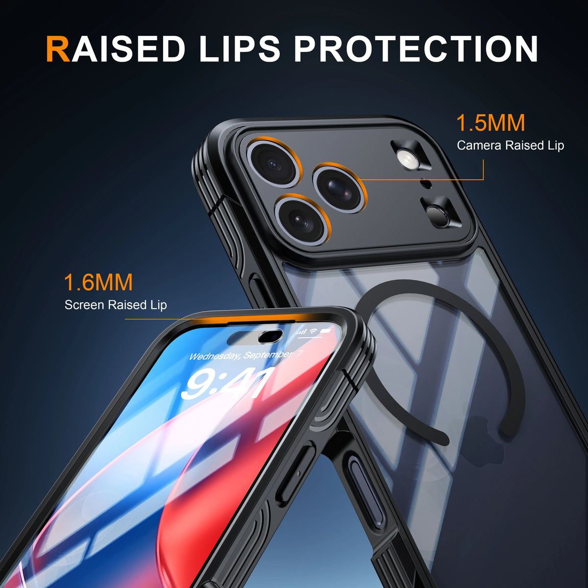 Premium Transparent Magnetic Case for iPhone 18 Pro Max