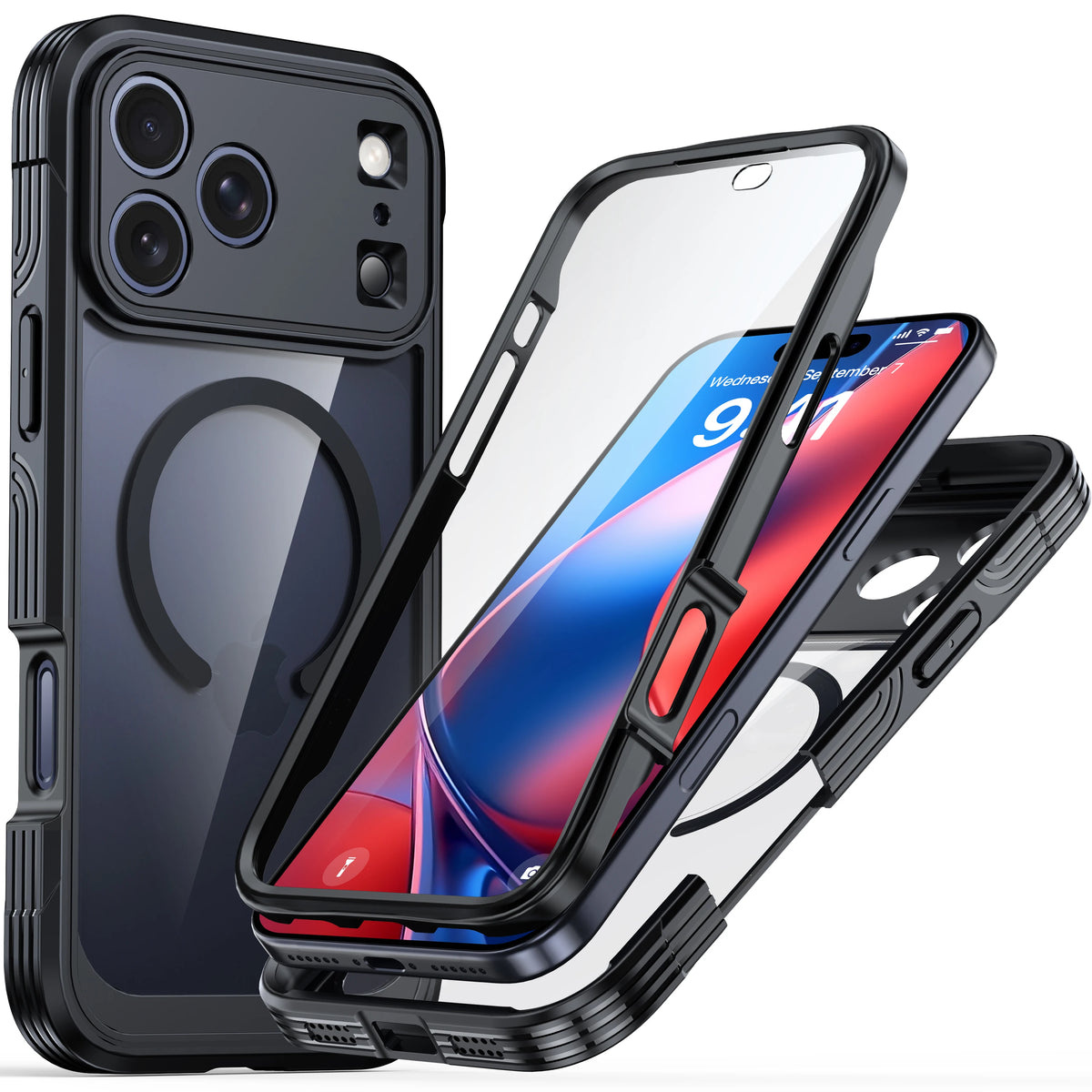 Premium Transparent Magnetic Case for iPhone 18 Pro Max