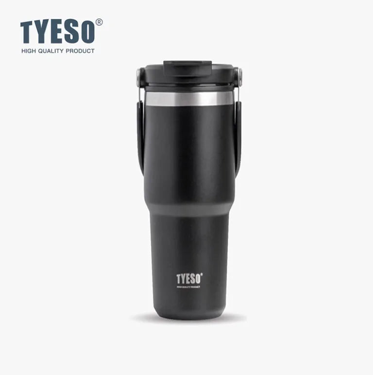 TYESO 600/900/1200ML Travel Coffee Mug Stainless Steel Double Walled Vacuum Water Bottle Tumbler Thermo Bottle Insulated Cup