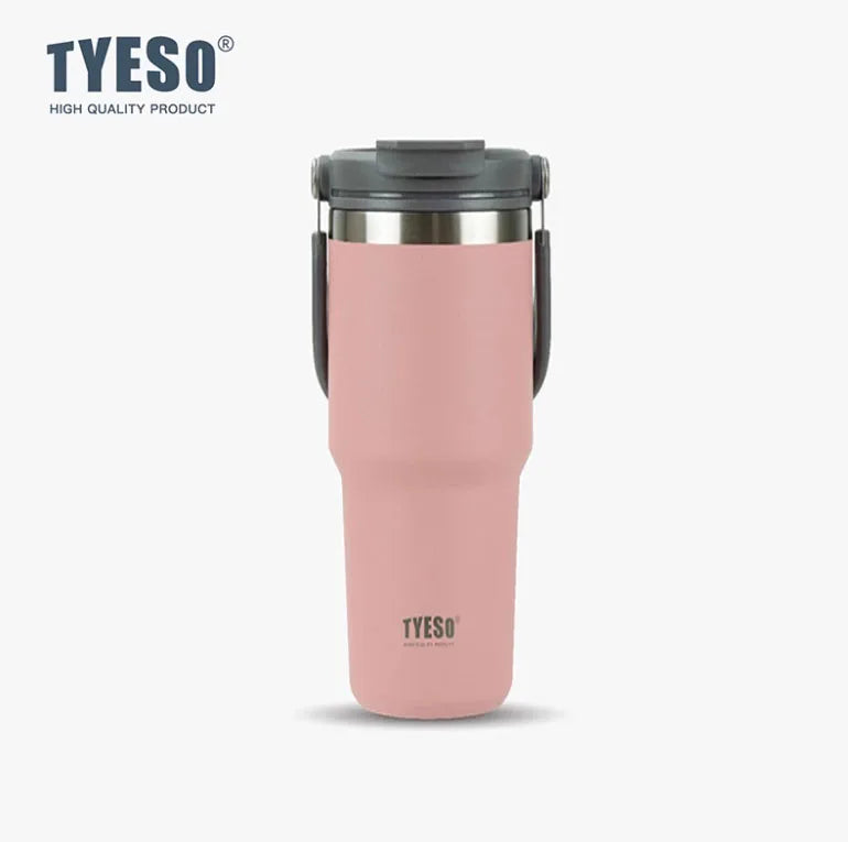 TYESO 600/900/1200ML Travel Coffee Mug Stainless Steel Double Walled Vacuum Water Bottle Tumbler Thermo Bottle Insulated Cup
