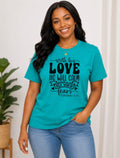With His Love He Calm All Your Fears Christian T-Shirt - Zephaniah 3:7