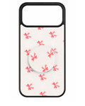 Pink Bow Phone Case with Pop Grip – iPhone 17 Pro Max