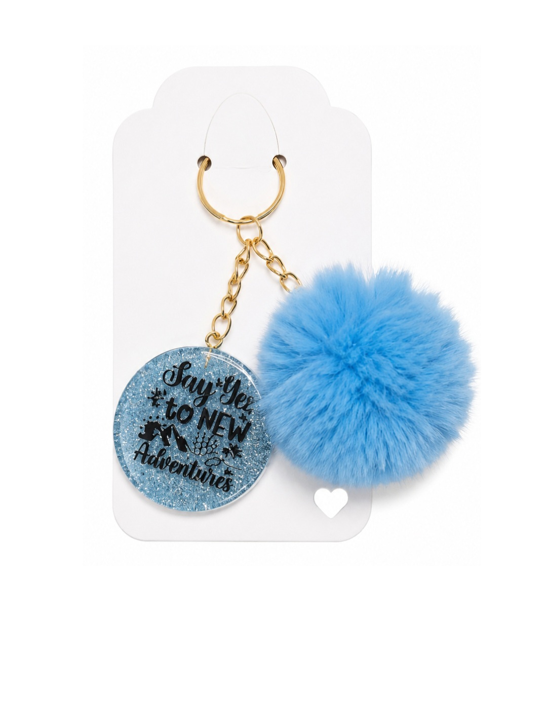 Say Yes to New Adventure Keychain