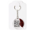 Be You, Not Perfect Inspirational Resin Keychain