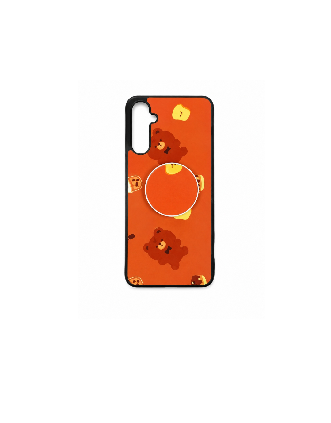 Cute Teddy Bear Phone Case with Matching Pop Grip – SXA05S