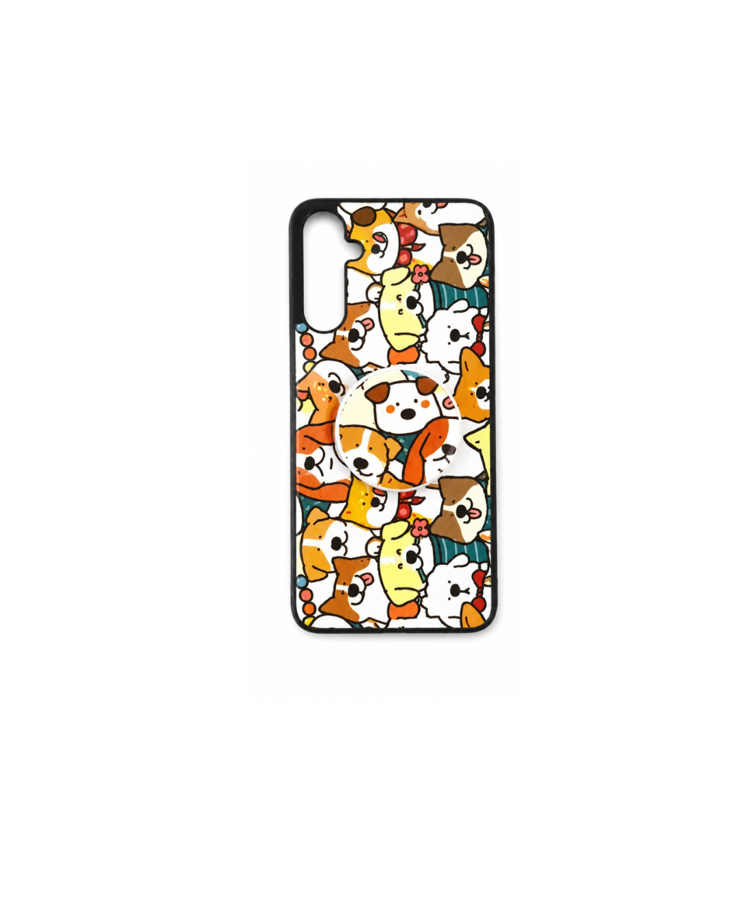 Cute Cartoon Animal Phone Case with Matching Pop Grip – SXA05S